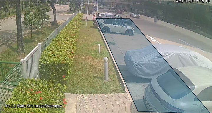 MG parking area